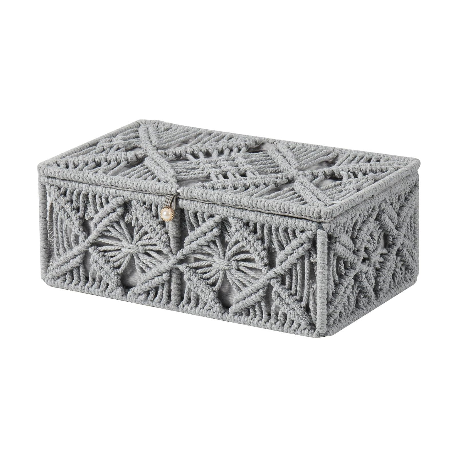 Decorative Boho Storage Baskets / Small / Gray