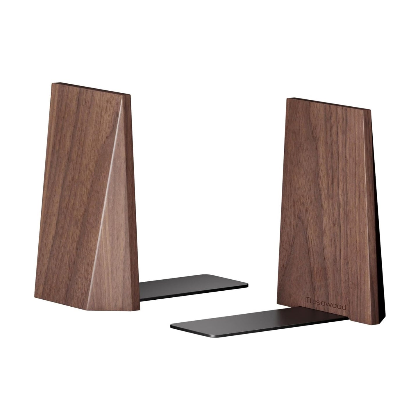 Handmade Wooden Bookends for Heavy Books