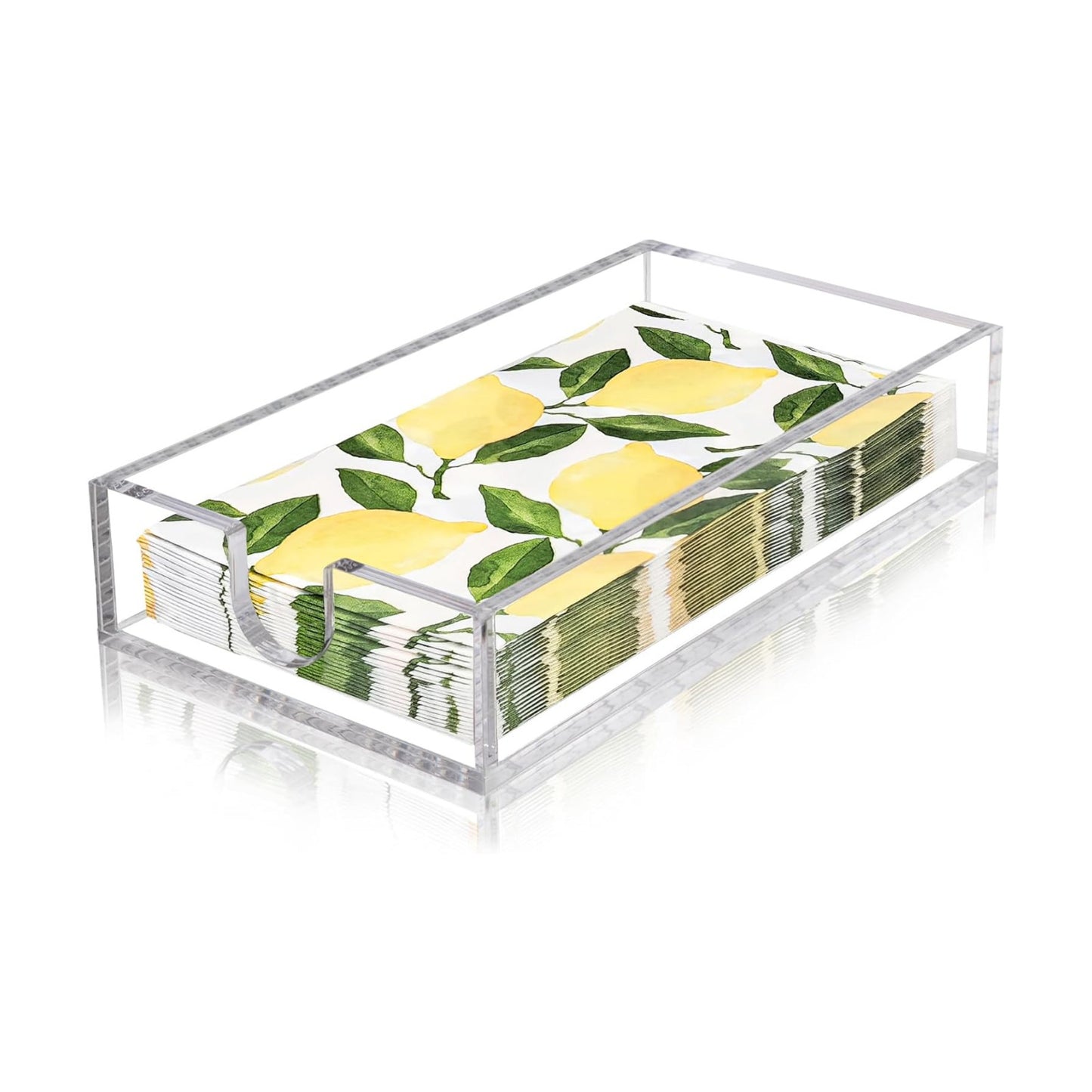 Acrylic Napkin Holder / Transparent / 9 x 5 x 1.8