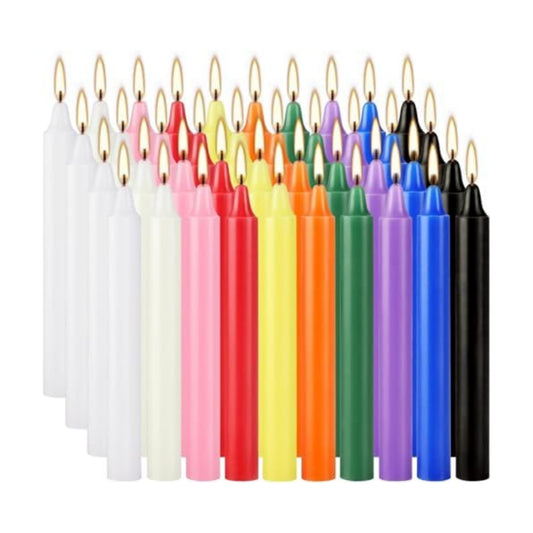 YOROXRG 40 Pack Spell Chime Candles-4 Inch Multi-Colored Taper Candles Sticks-for Home Decor Kitchen Decor Wedding Decoration-10 Colours