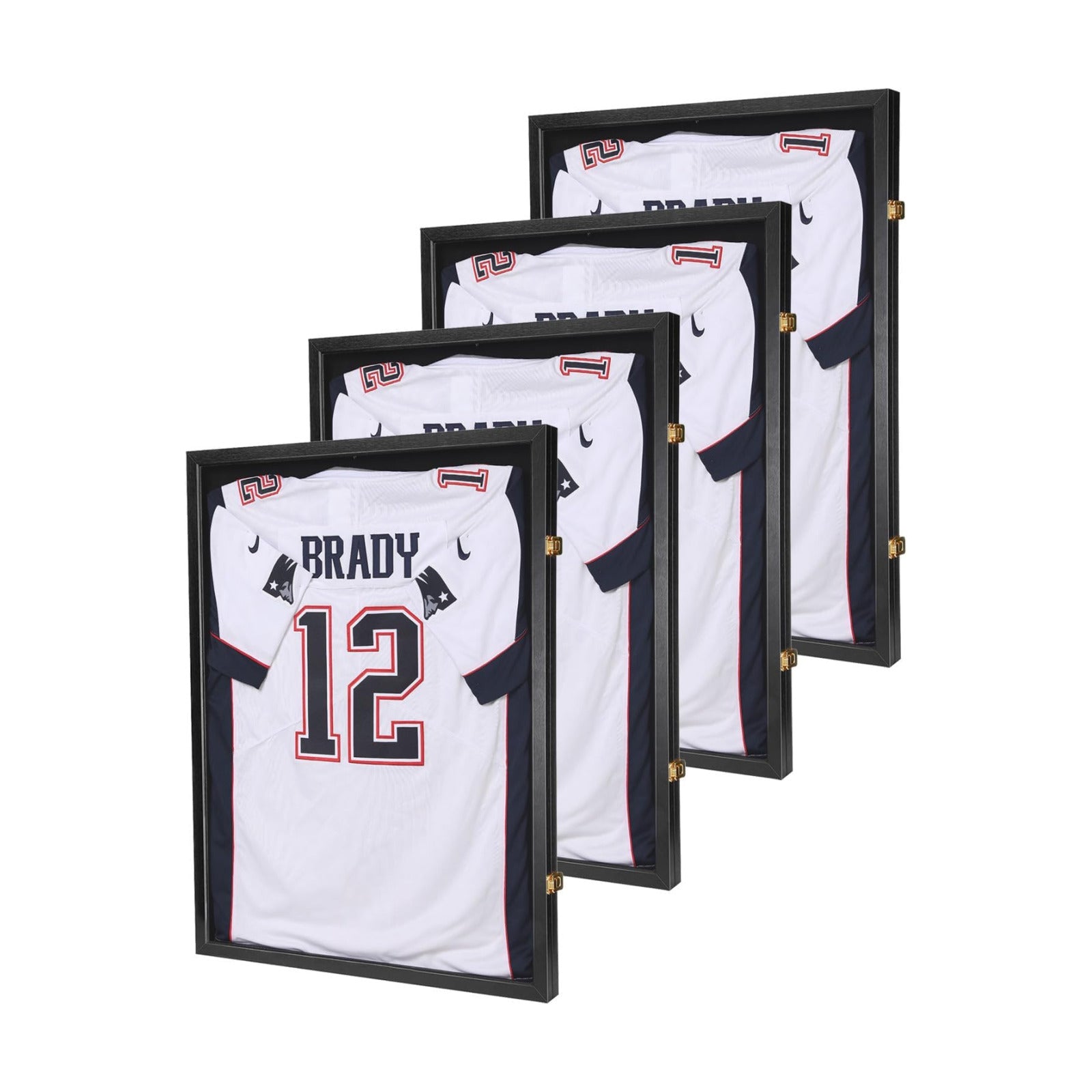 Jersey Wooden Frame Display Case -Shadow Box with 98% UV Protection Acrylic and Hanger for L or XL Baseball Basketball