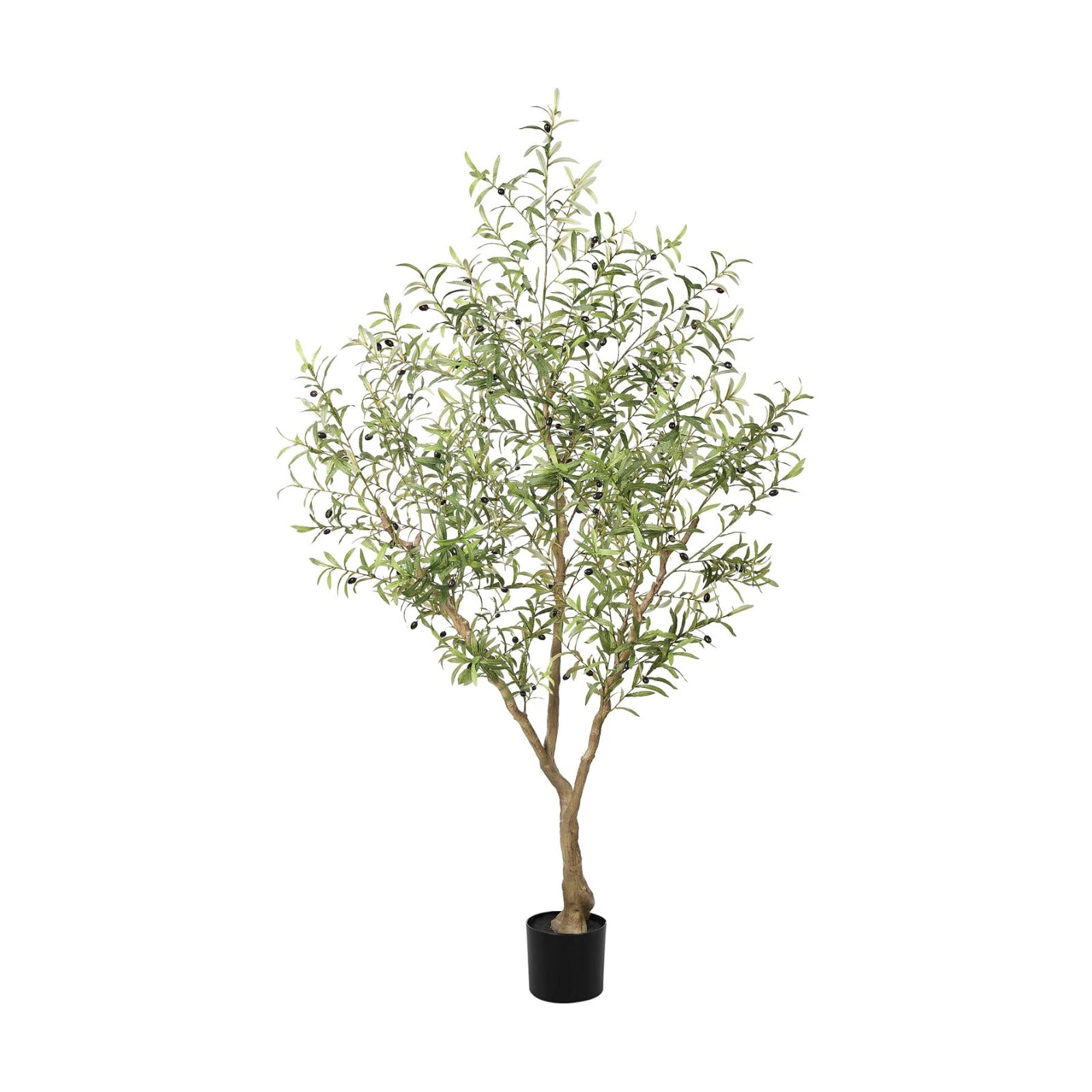 Large Olive Branches and Lifelike Fruits / 7ft / 7 Inch