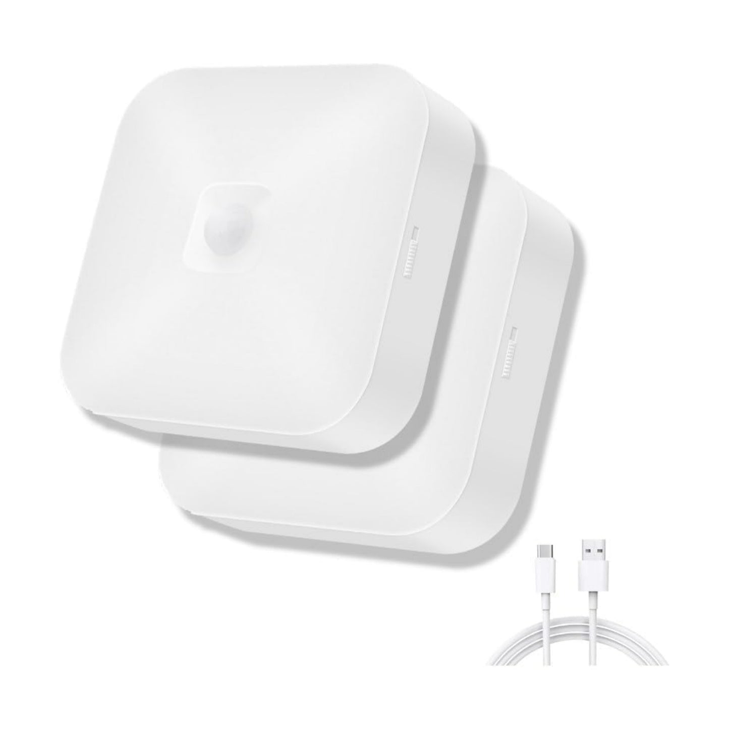 Rechargeable Motion Sensor Closet Light, 500LM Wireless Ceiling Light 2Pack | 5000K Cool White, Battery Operated