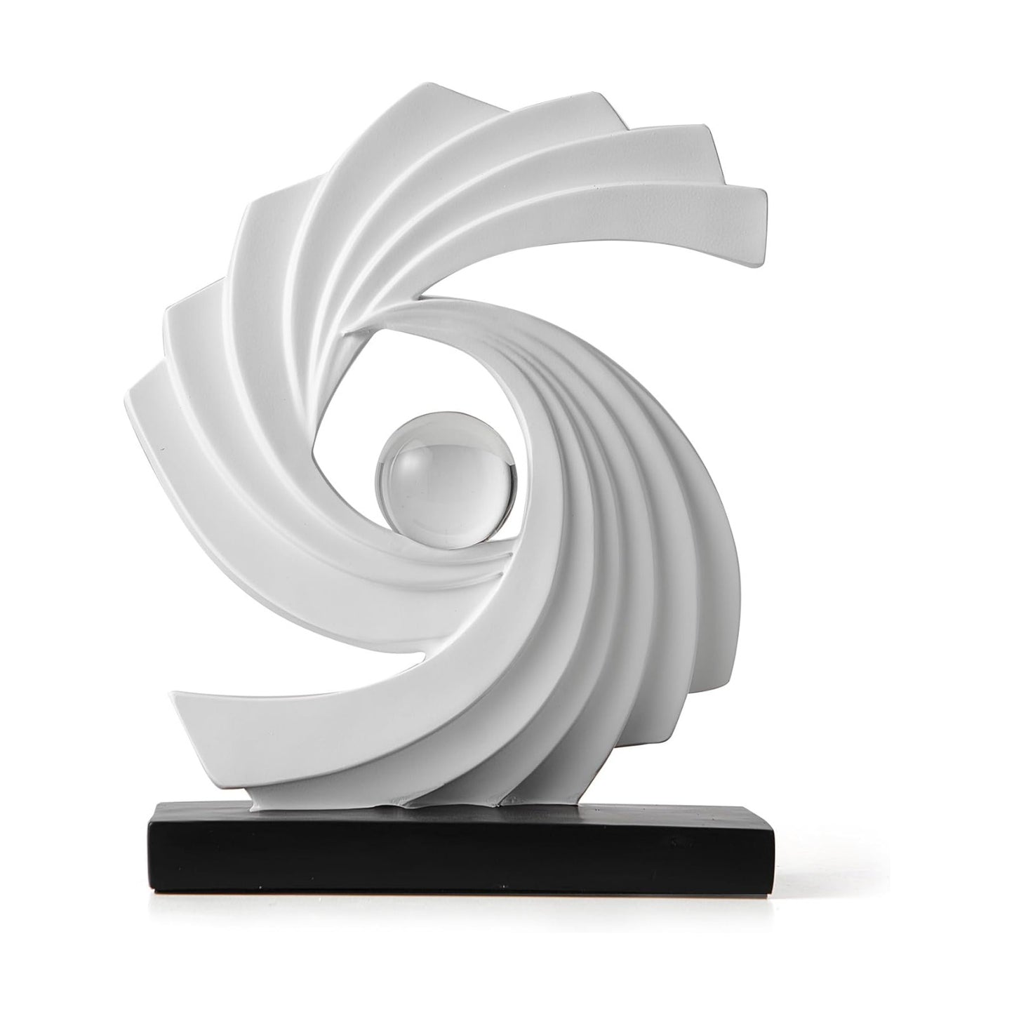 Abstract Art Statue / White