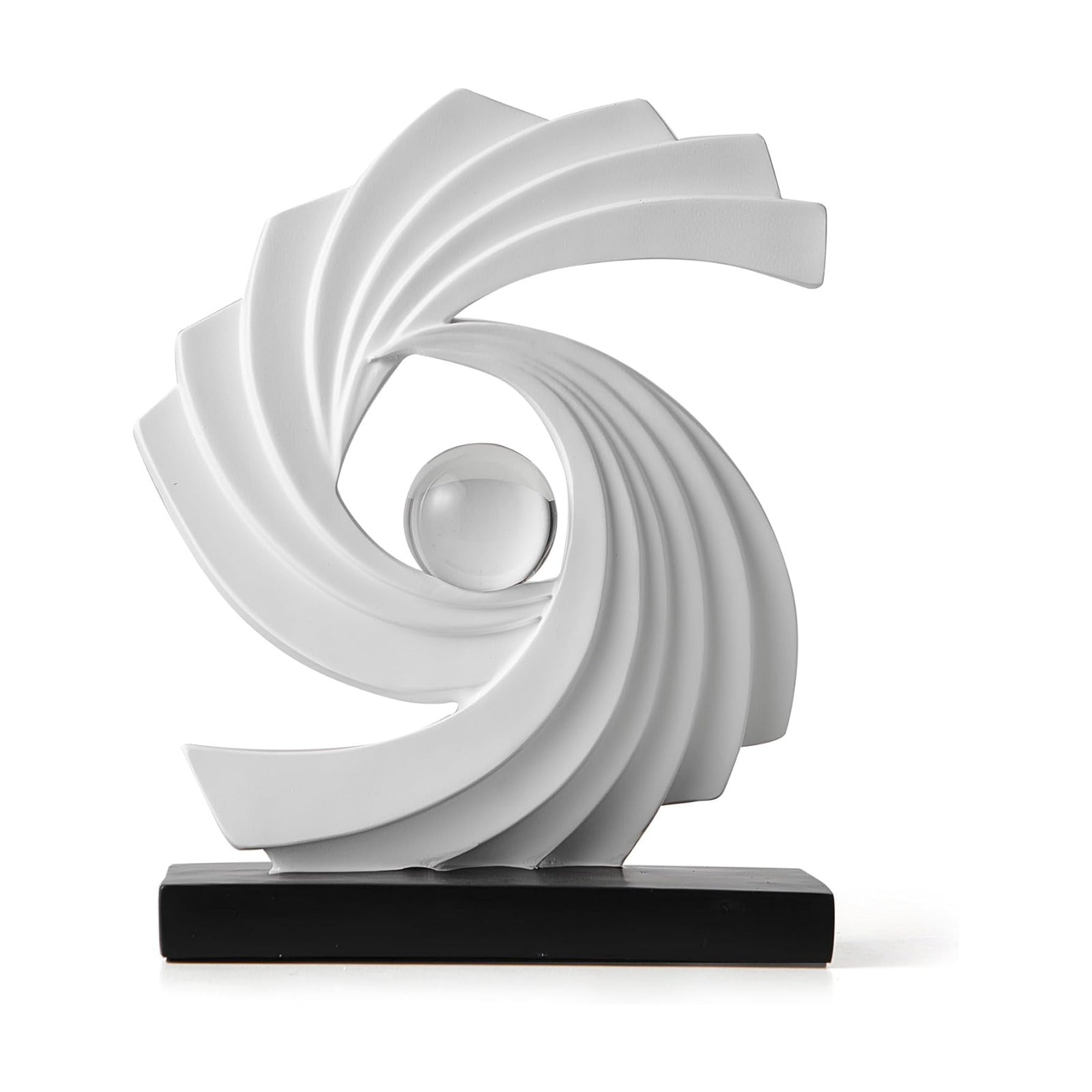 Abstract Art Statue / White