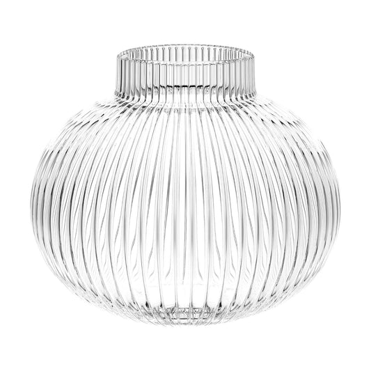 Round Glass Vase / Clear / Round 6 Inches