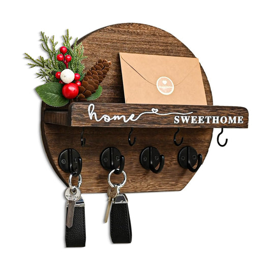 Key Holder / Key Holder Wall Mount / Brown