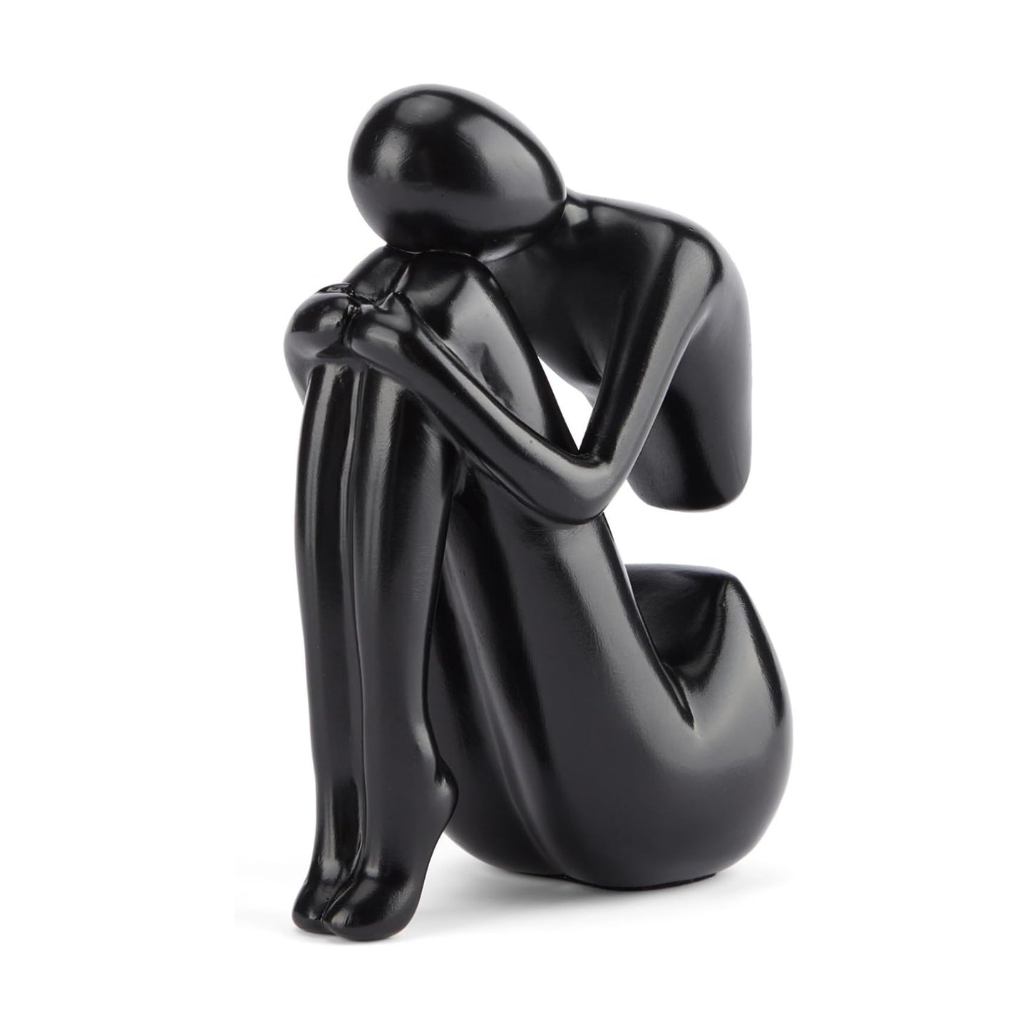 Black Decor Women Statue / Girl-statue-black