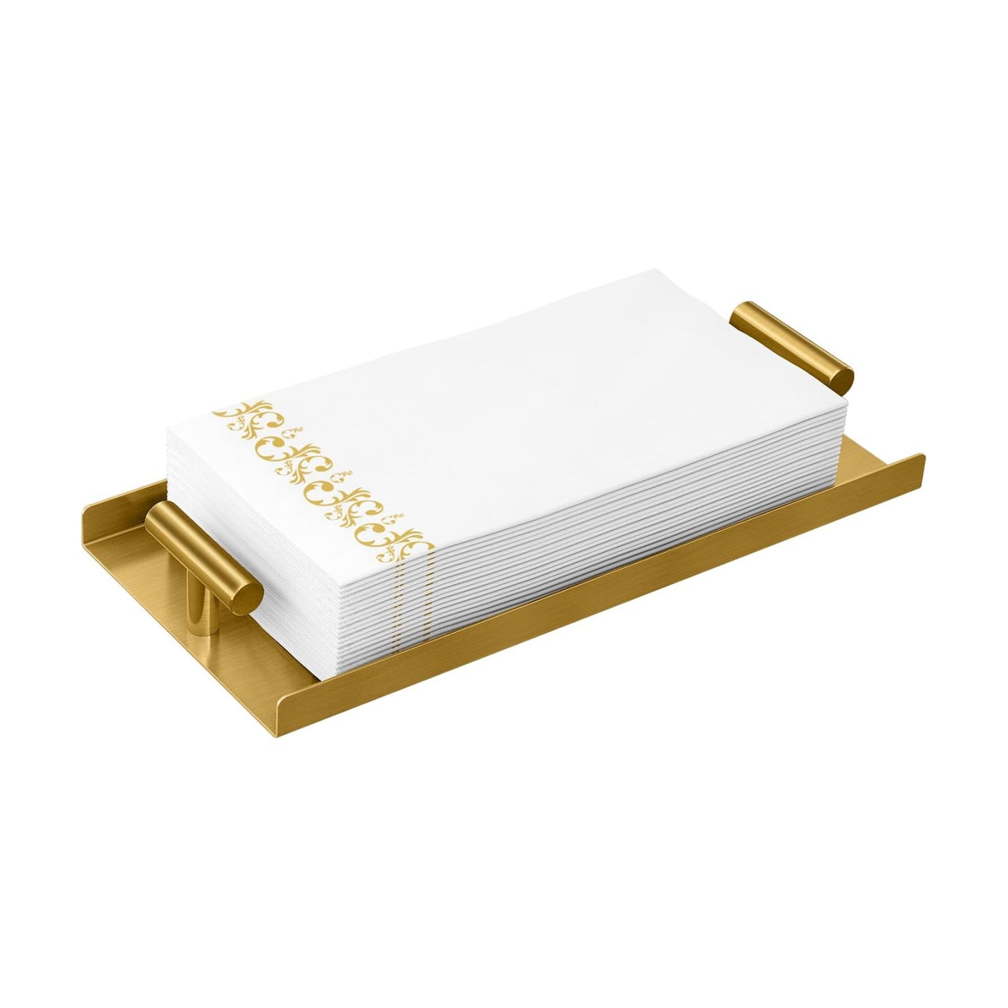 Napkin Holder / Guest Napkin Holders / Gold / Metal