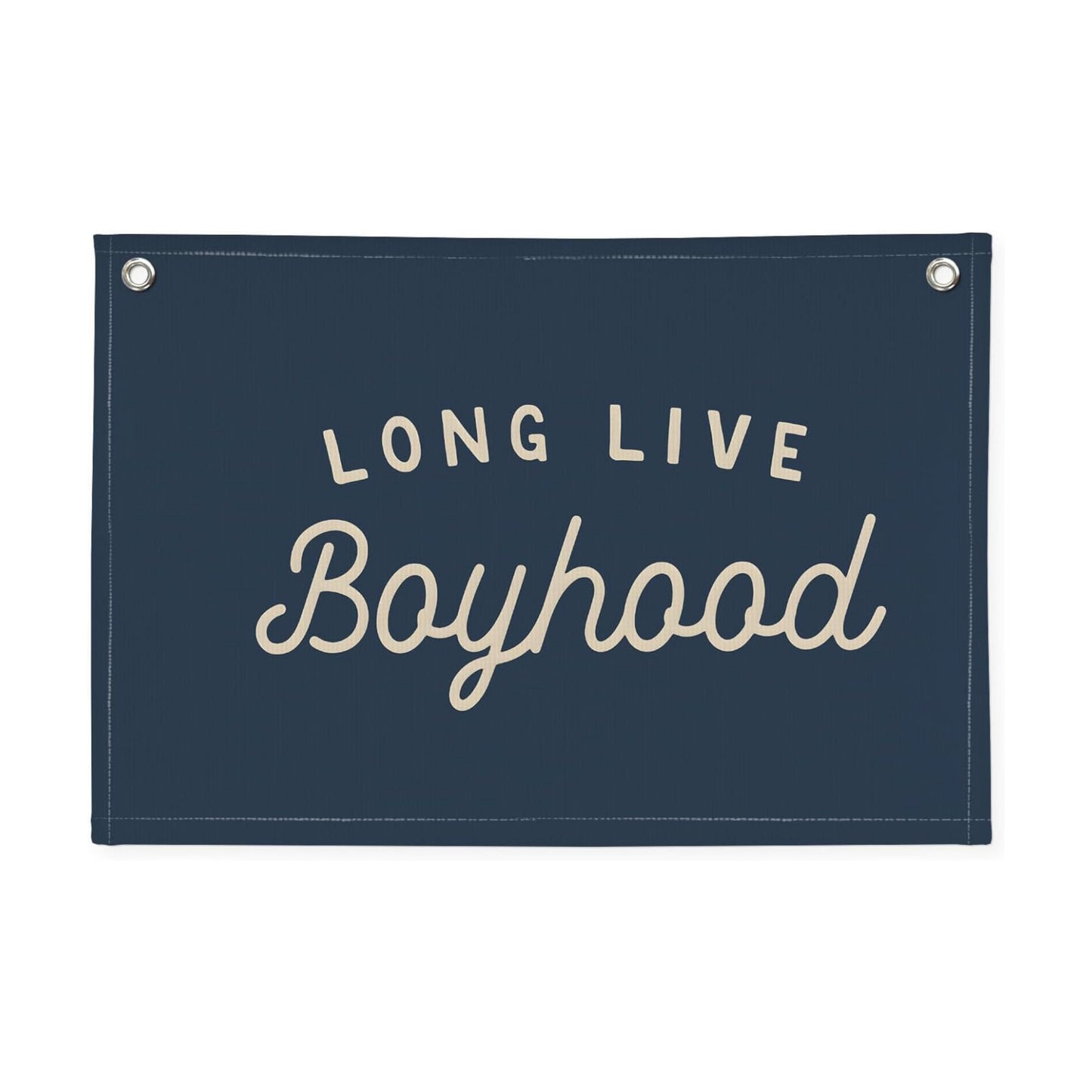 Navy Blue Decor Long Live Boyhood Banner Boy Room Decor / Long Live Boyhood Navy Blue