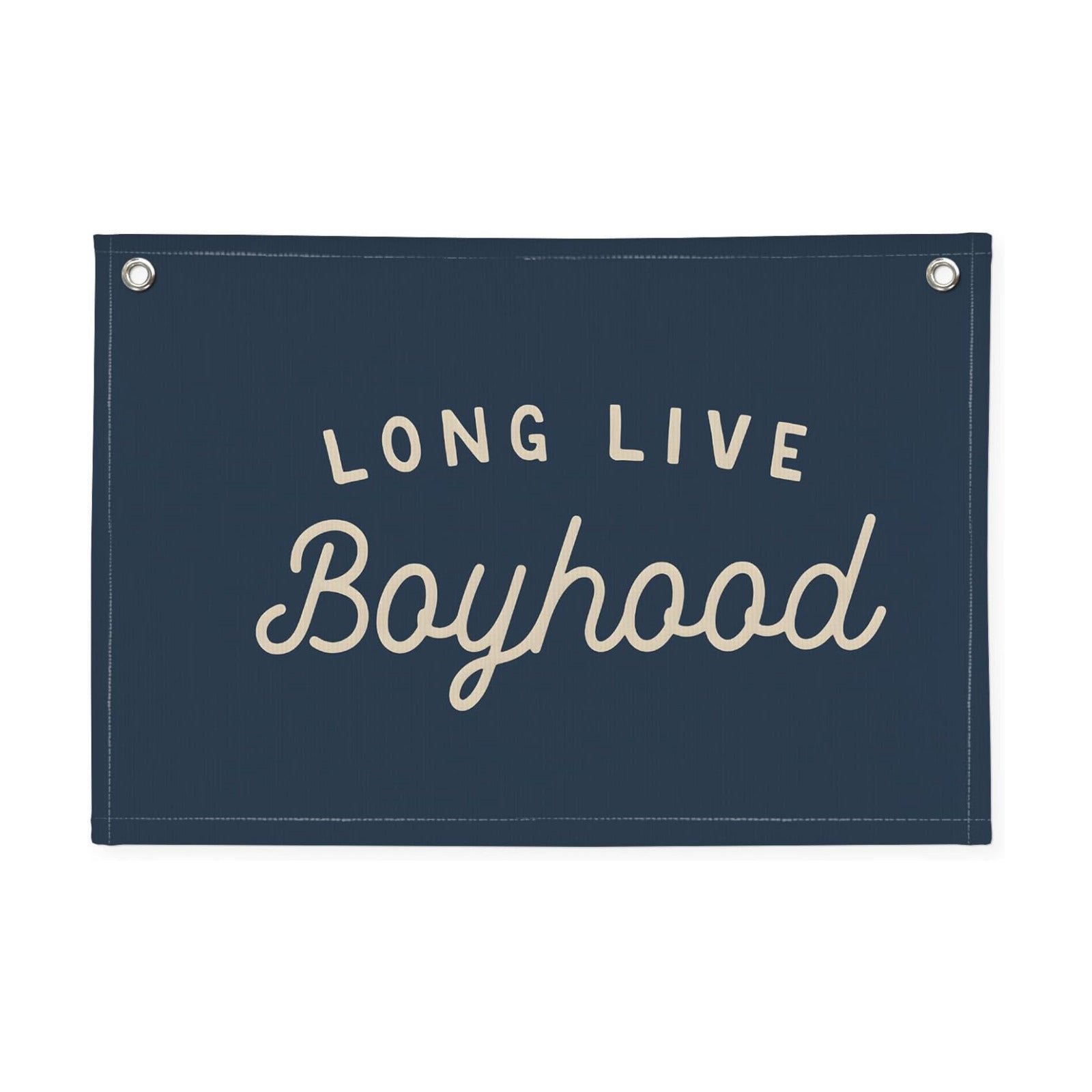 Navy Blue Decor Long Live Boyhood Banner Boy Room Decor / Long Live Boyhood Navy Blue