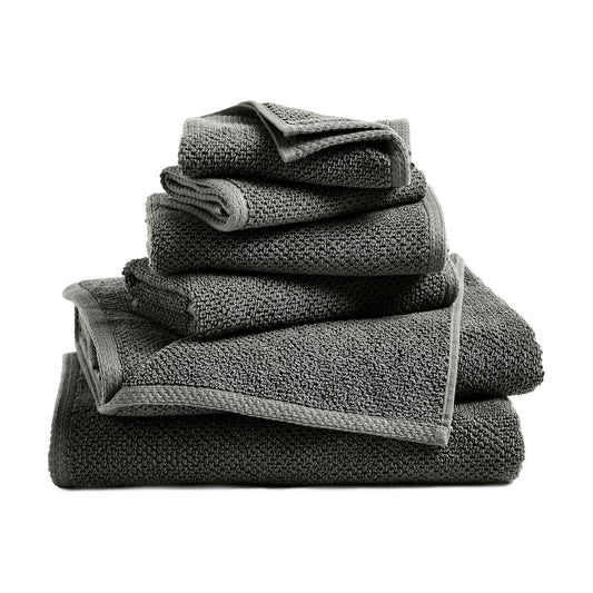 Great Bay Home 100% Cotton 6 Piece Towel Set - Absorbent, Quick-Drying, Durable Bath Towels for Bathroom Decor