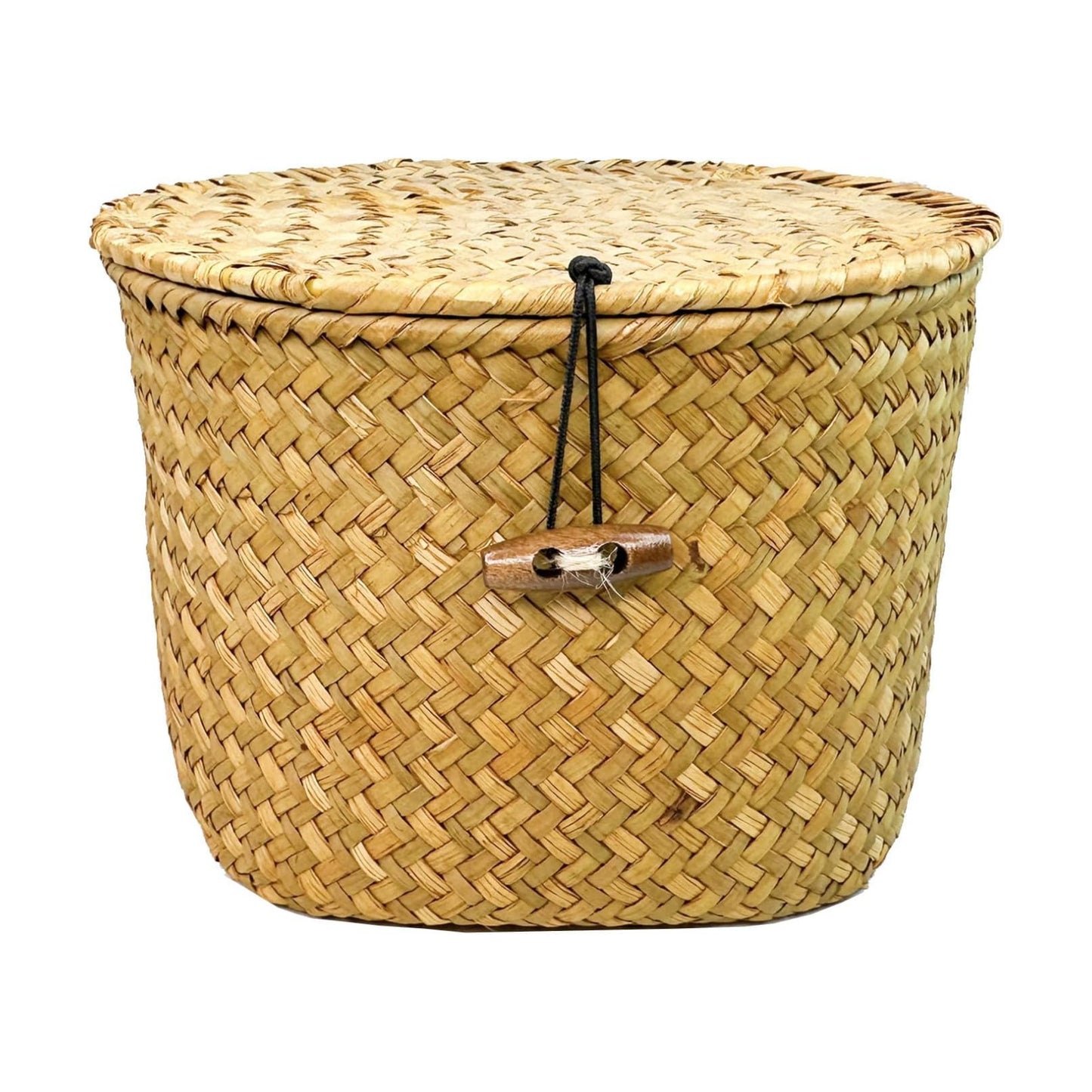 Seagrass Handmade Basket / Natural / 7 Inch