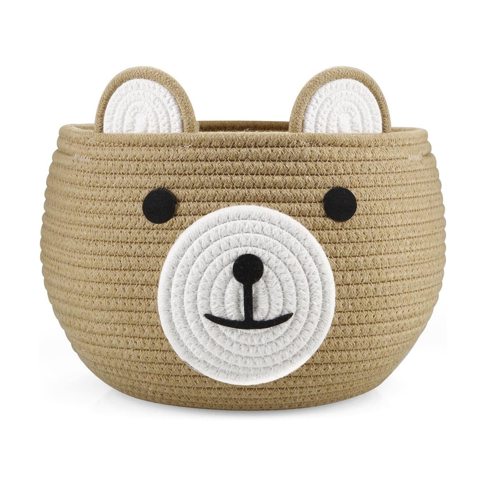 Cotton Rope Baby Basket / Brown