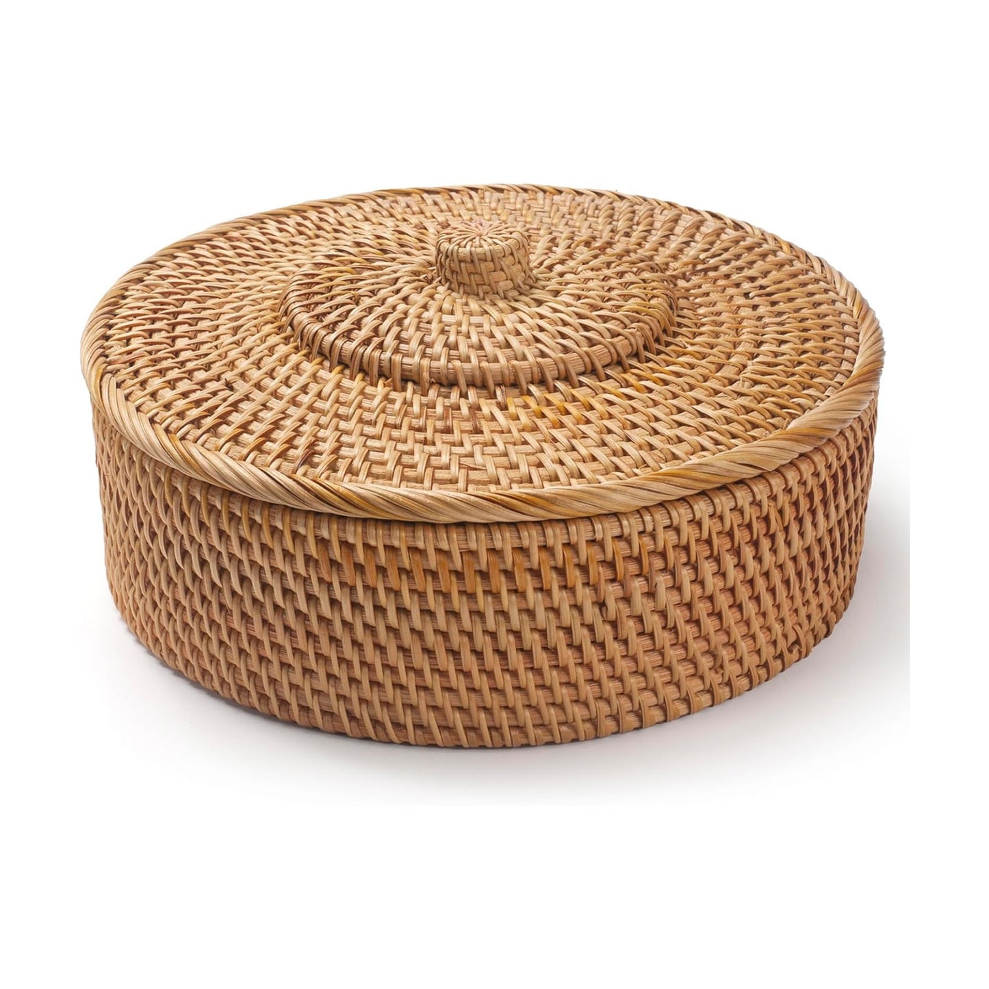 Rattan Basket / Rattan Storage Bin for Shlef or Table