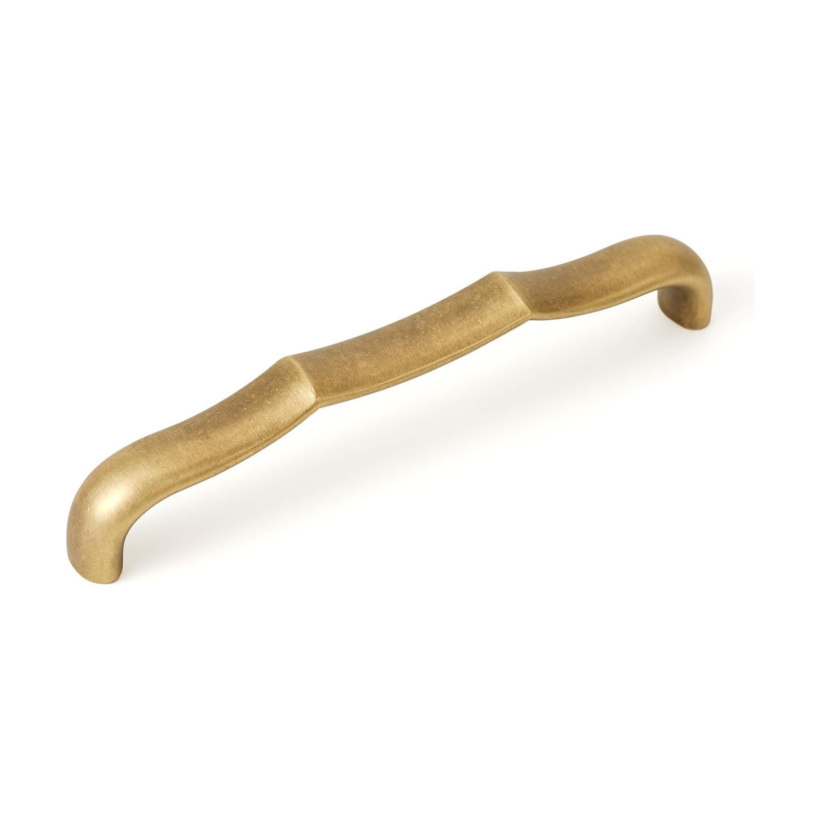 Solid Brass Cabinet Pulls Hole Center Drawer Pulls Unique Cabinet Handles Brass / 5 Inch / Set of 3