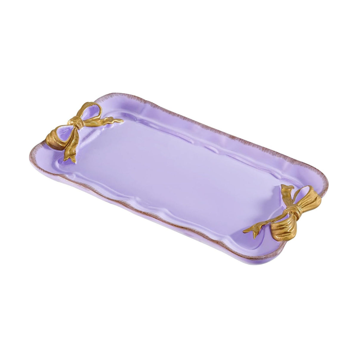 Warmtree Bow Jewelry Tray, Coquette Trinket Dish, Vanity Decor