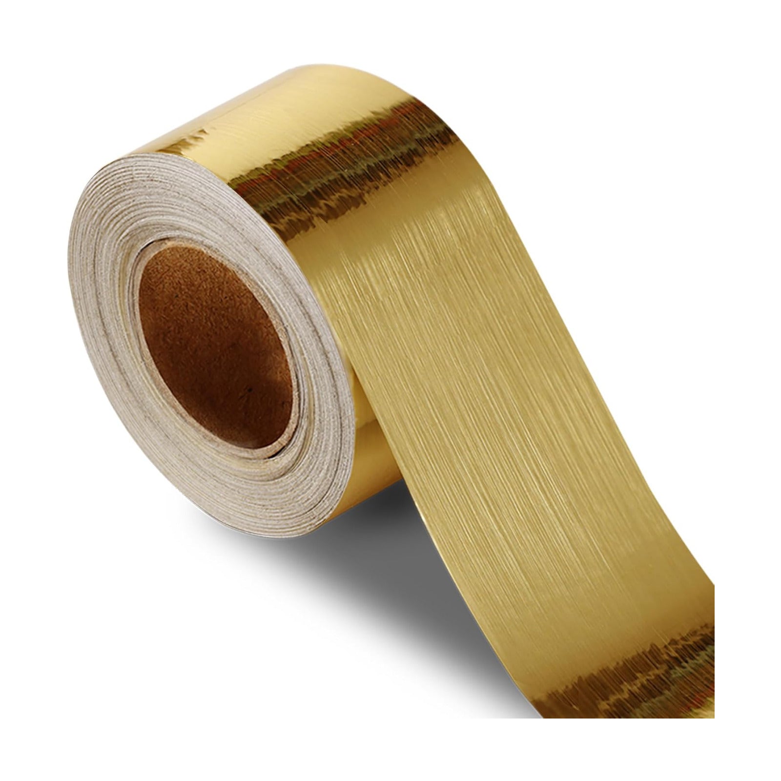 Peel and Stick Wallpaper Border / 3.9 x 394 / Brushed Gold