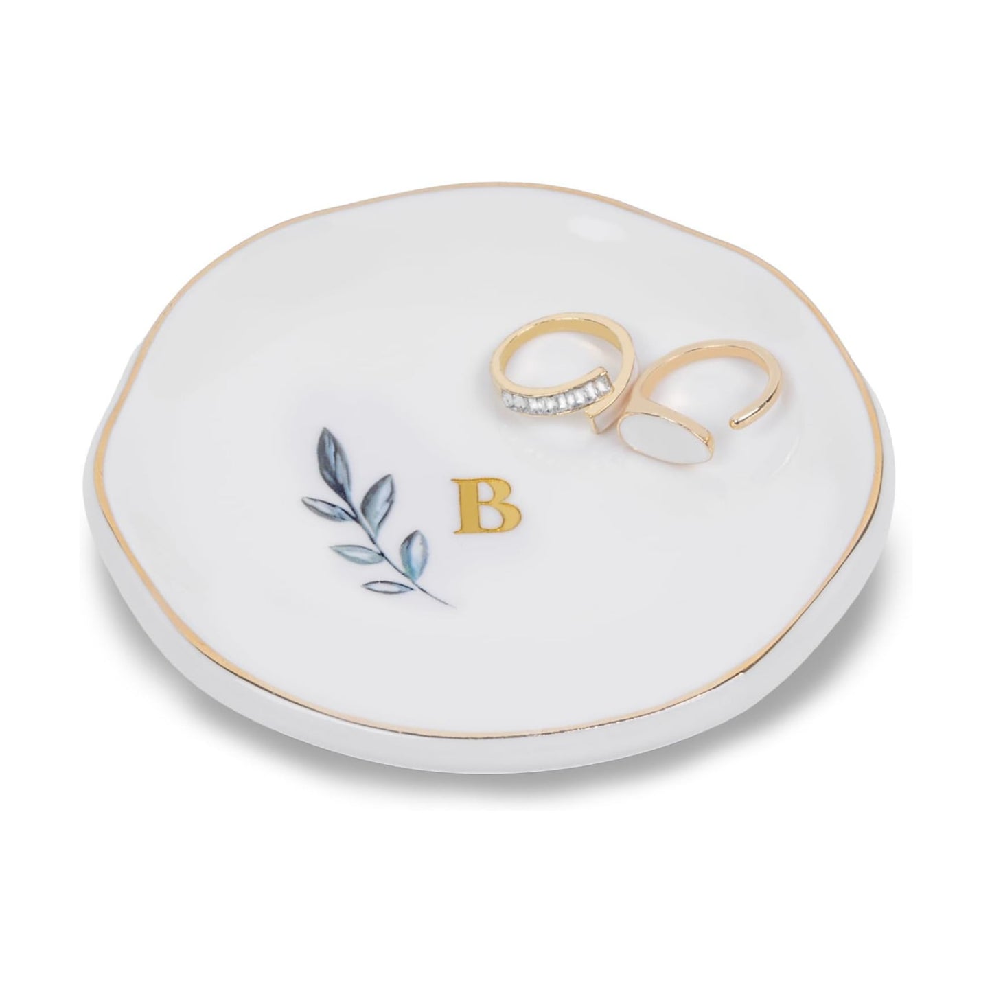 Initial Jewelry Tray for Rings / B