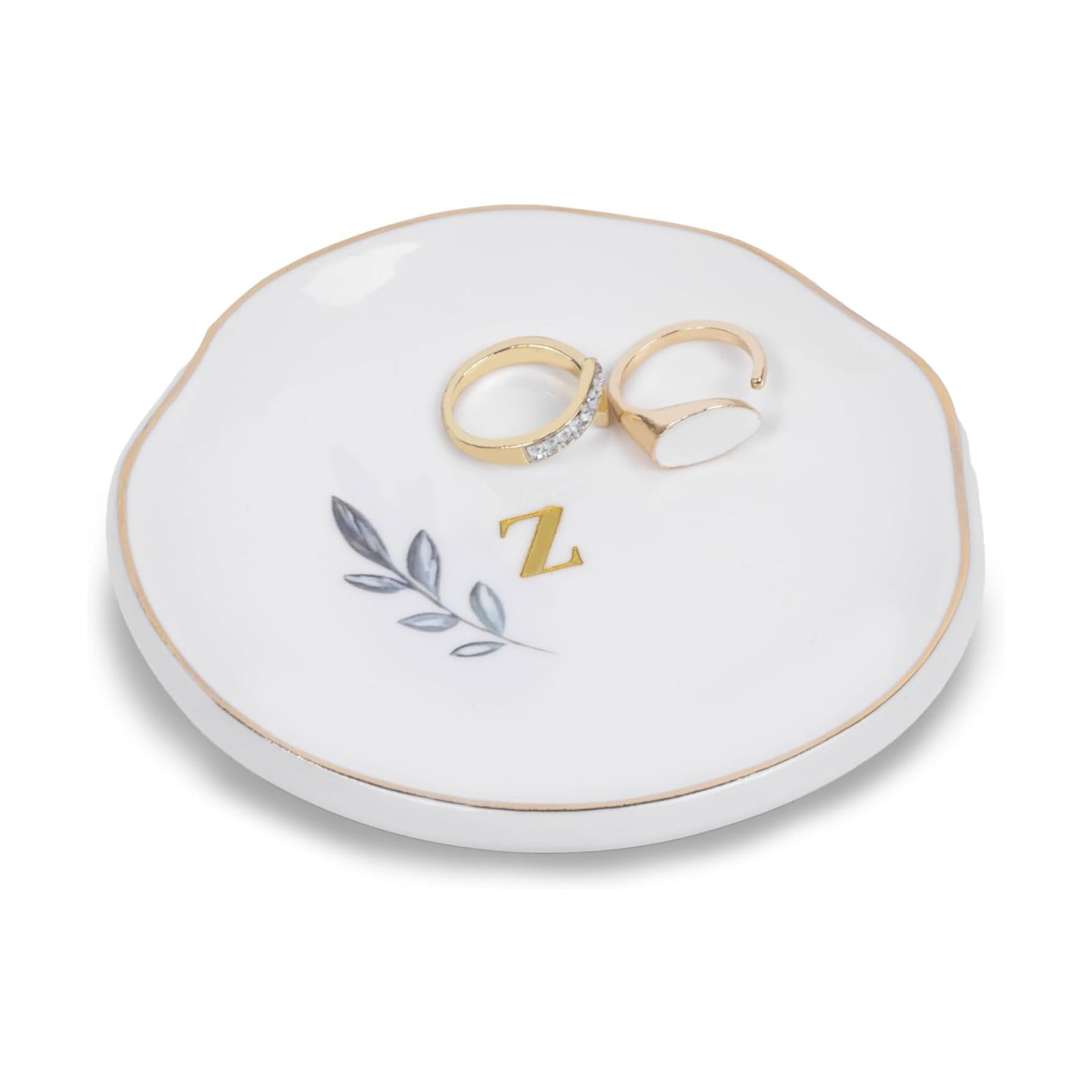 Initial Jewelry Tray for Rings / Z