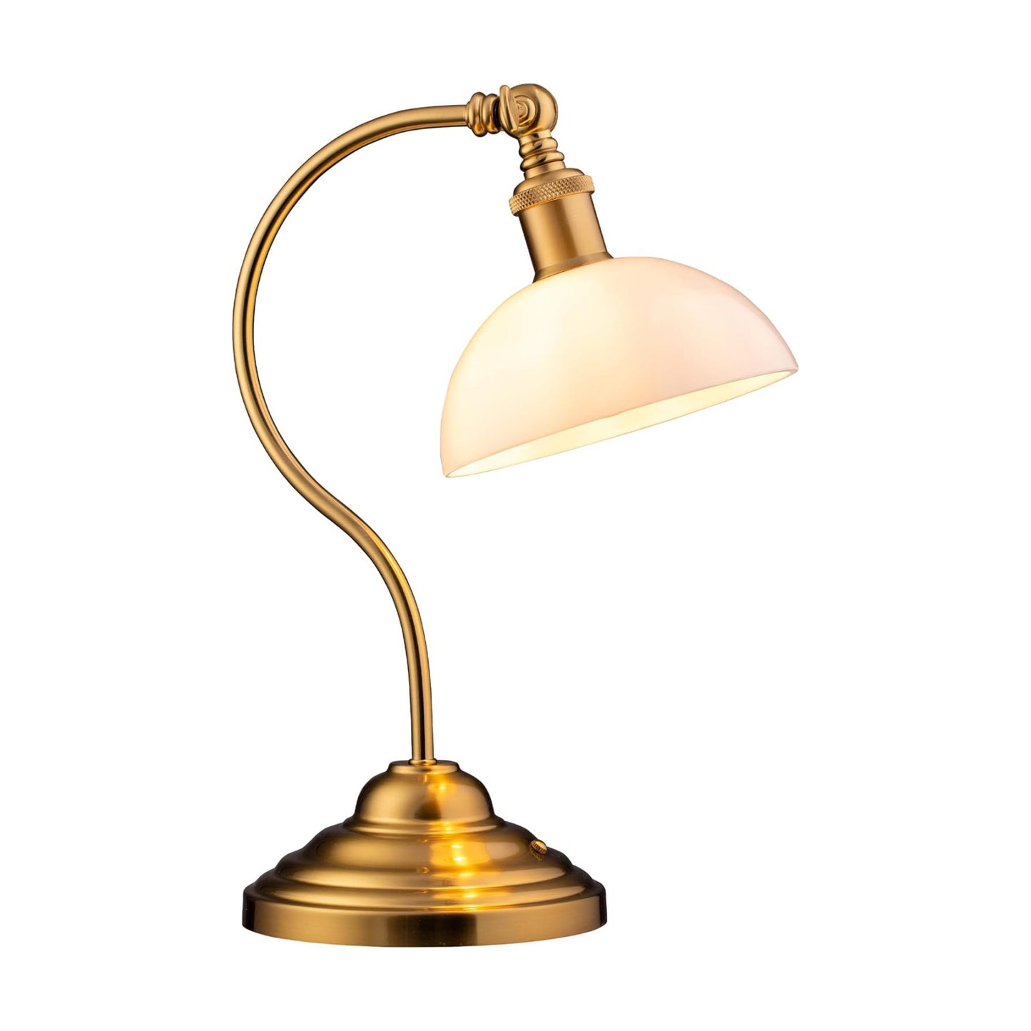 O'Bright Bankers - Cordless LED Table Lamp, Battery-Operated, Rechargeable, 3-Level Dimming, Universal USB-C Charging