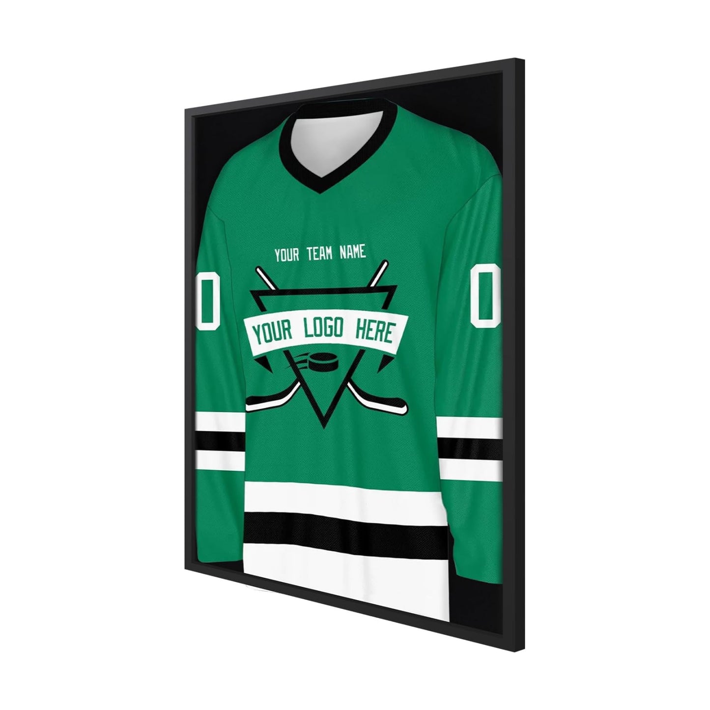1DOT2 26x37 XL Large Shadow Box Frame, Pine Wood Jersey Frame Display Case | Grade A Natural Pine Wood, HD Acrylic