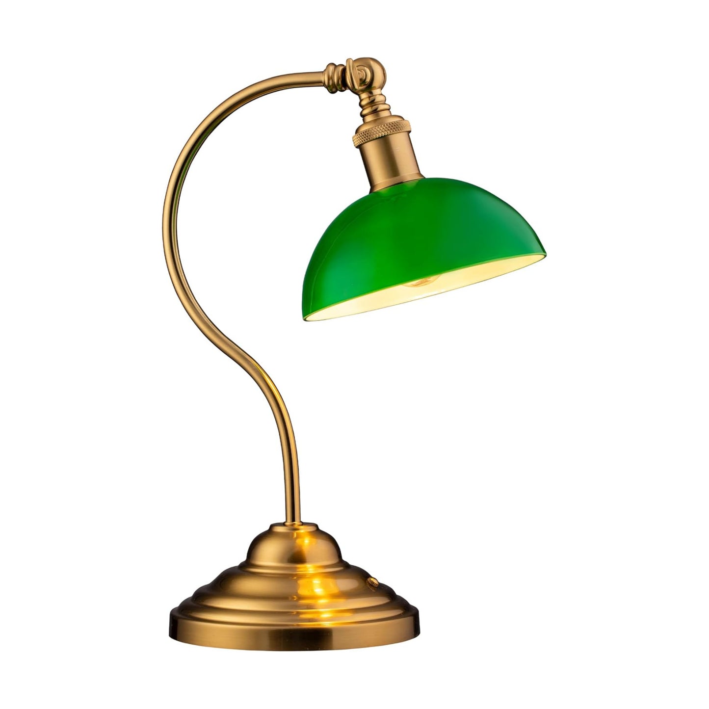 O'Bright Bankers - Cordless LED Table Lamp, Battery-Operated, Rechargeable, 3-Level Dimming, Universal USB-C Charging
