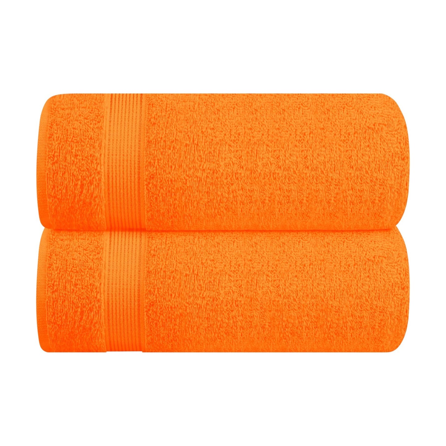 Cotton 2 Pack Oversized Bath Sheet 35x70, Large Bath Sheet, Ultra Soft, Absorbent, Compact, Eco-Friendly, Recyclable