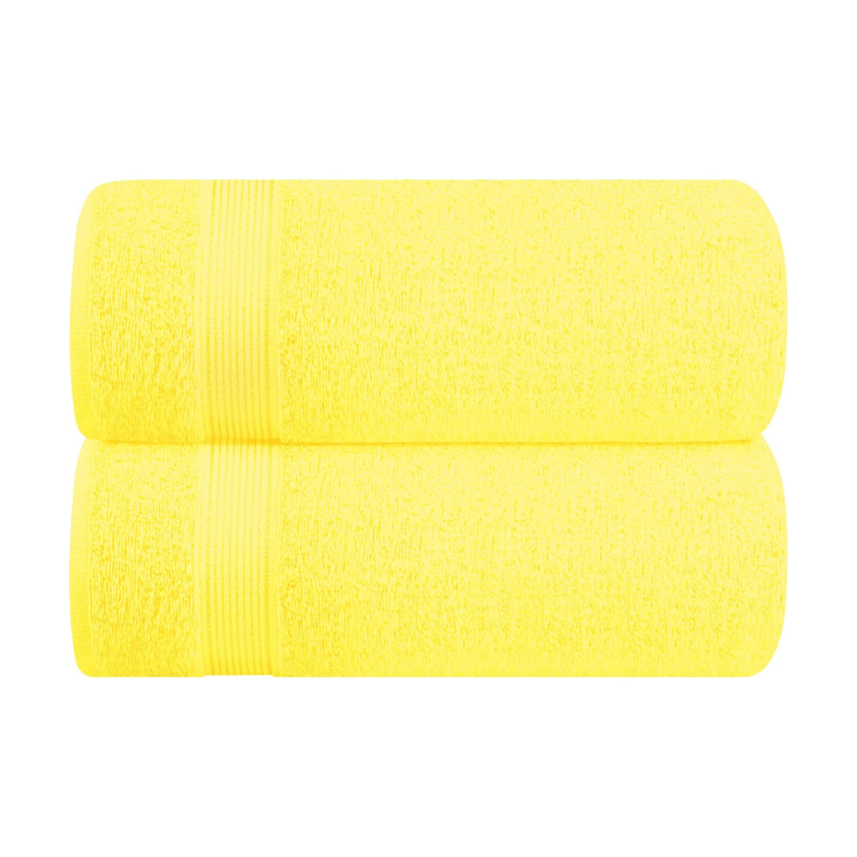 Cotton 2 Pack Oversized Bath Sheet 35x70, Large Bath Sheet, Ultra Soft, Absorbent, Compact, Eco-Friendly, Recyclable
