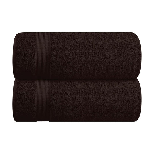 Cotton 2 Pack Oversized Bath Sheet 35x70, Large Bath Sheet, Ultra Soft, Absorbent, Compact, Eco-Friendly, Recyclable