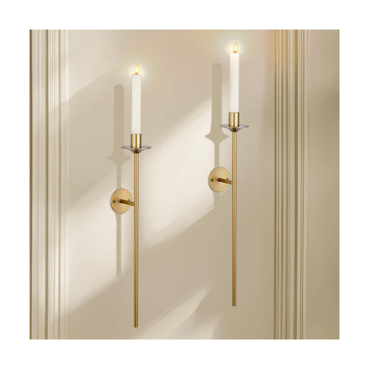 Wall Candle Holder / Gold / Set of 2