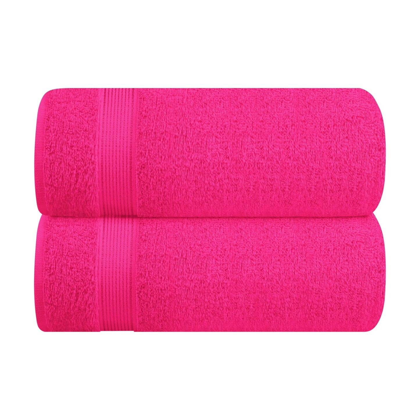 Cotton 2 Pack Oversized Bath Sheet 35x70, Large Bath Sheet, Ultra Soft, Absorbent, Compact, Eco-Friendly, Recyclable