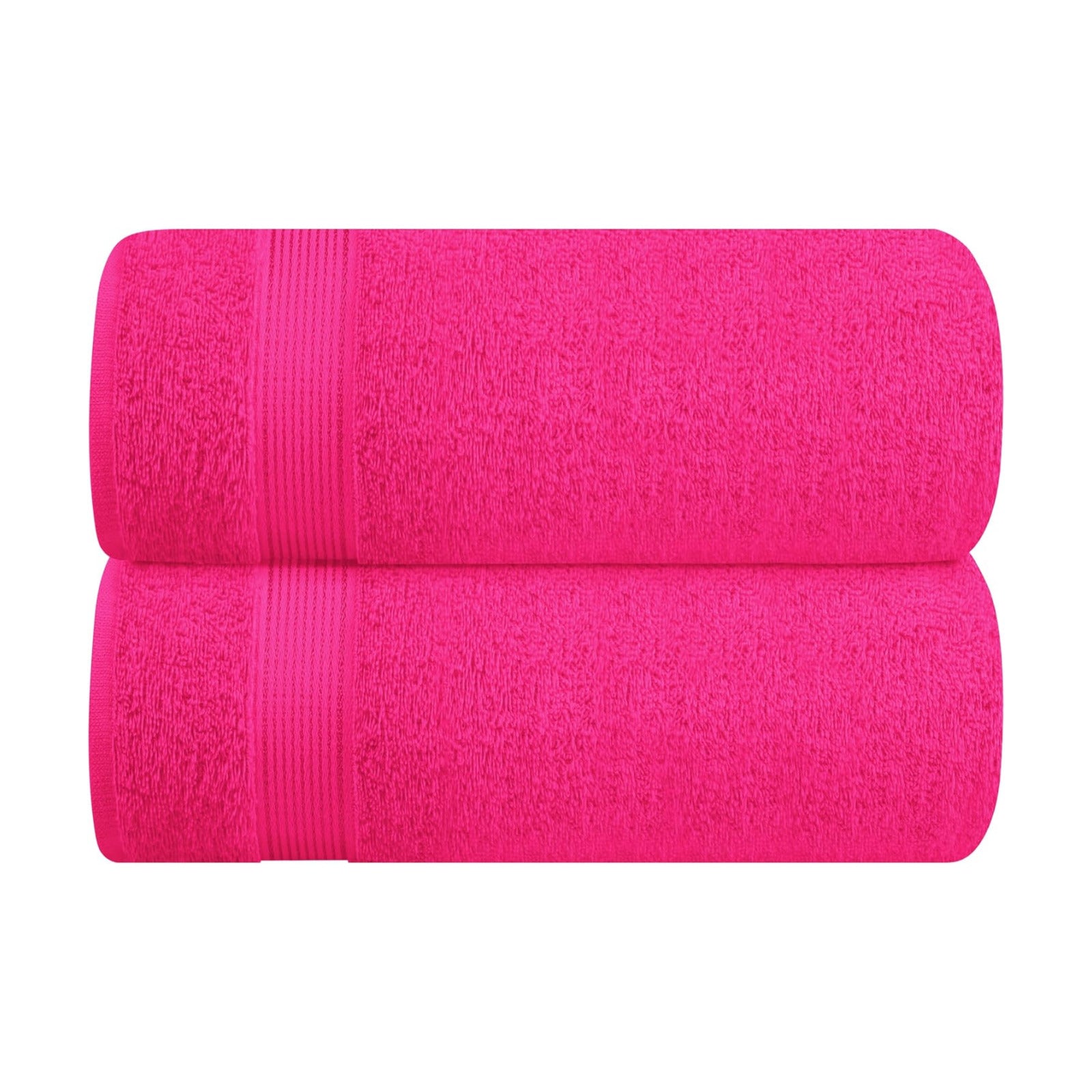 Cotton 2 Pack Oversized Bath Sheet 35x70, Large Bath Sheet, Ultra Soft, Absorbent, Compact, Eco-Friendly, Recyclable