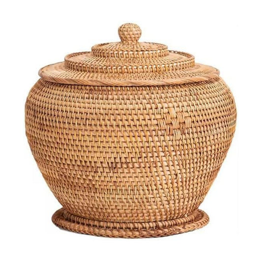 Basket Storage Rattan Woven Baskets / Set of 12