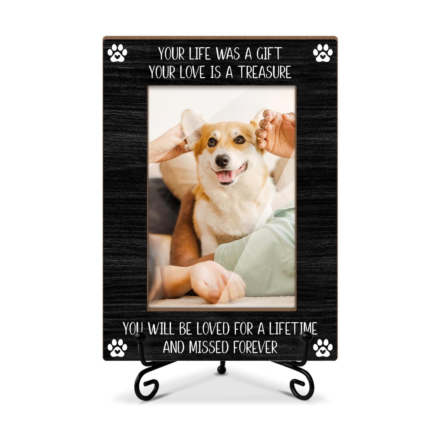 Wooden Frame / Stand / Pet Memorial / 4 x 6
