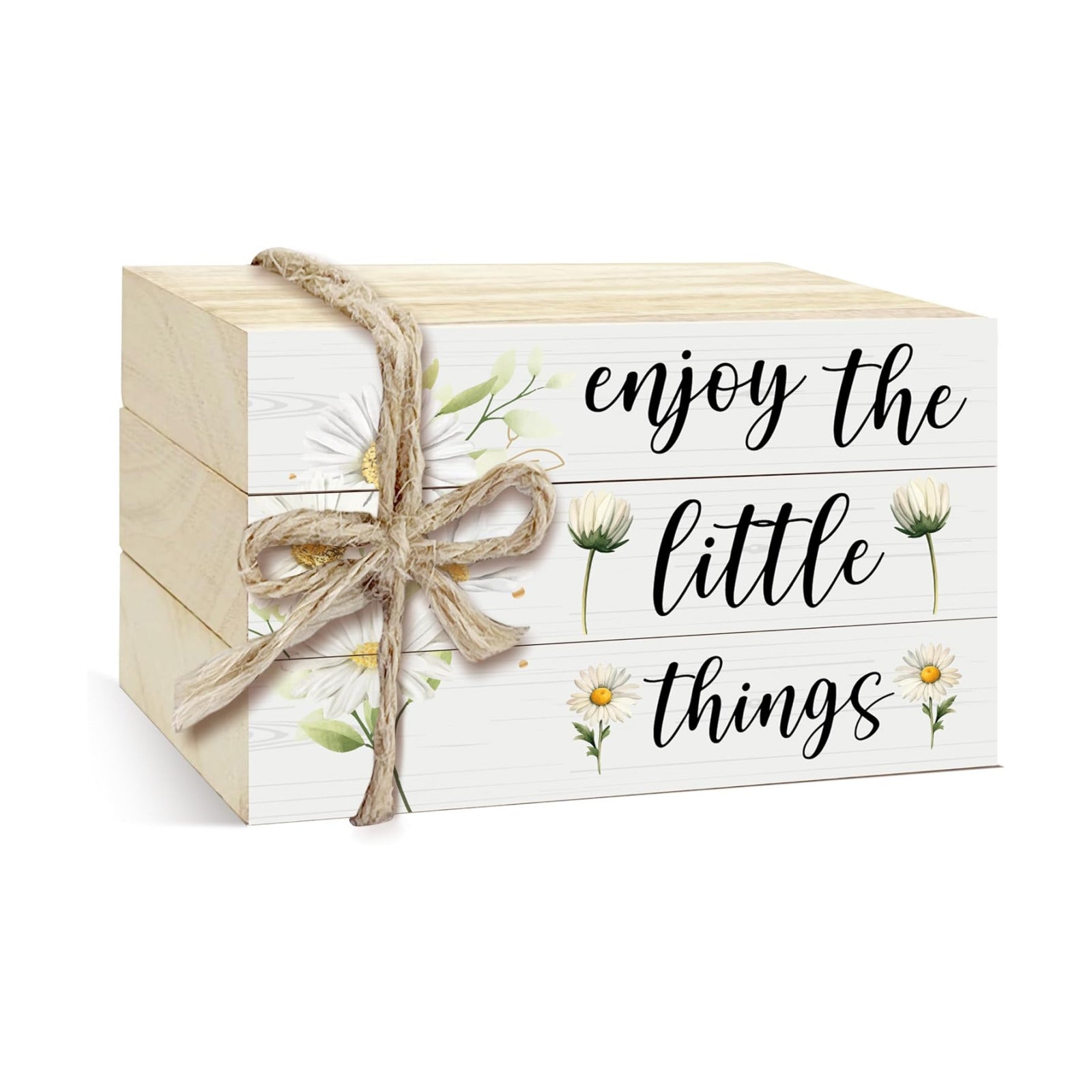 Mini Faux Books Decoration / Rustic 4 / Set of 3