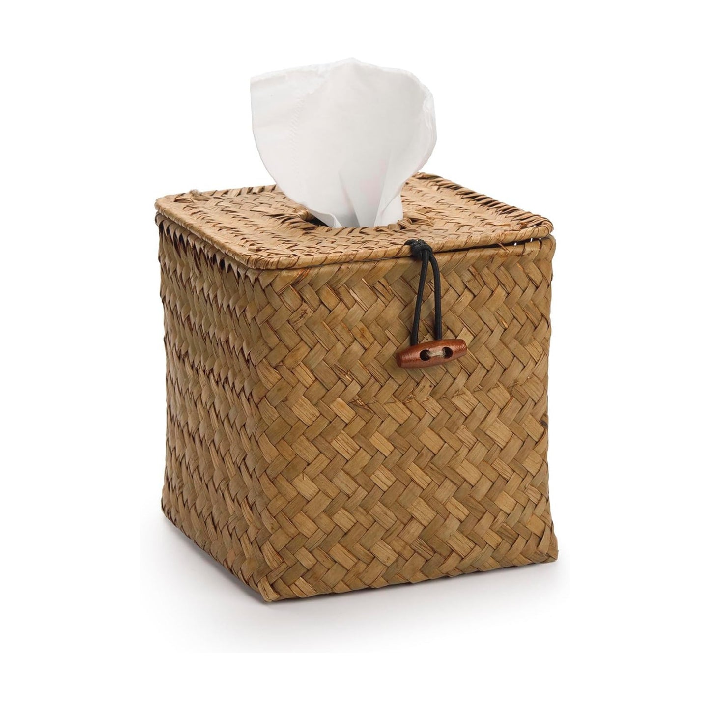 Seagrass Tissue Box Holder / Natural