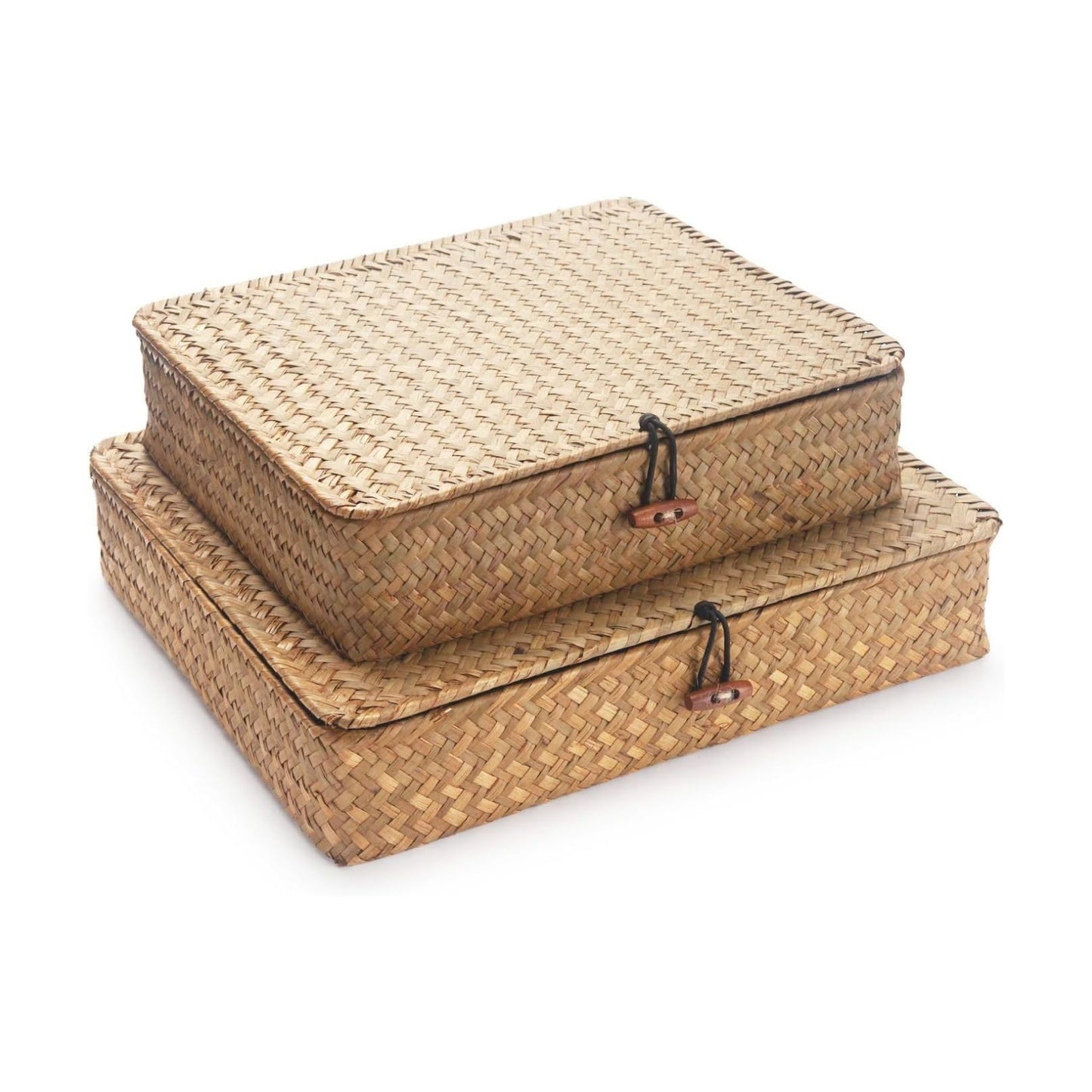 Flat Wicker Basket / Natural