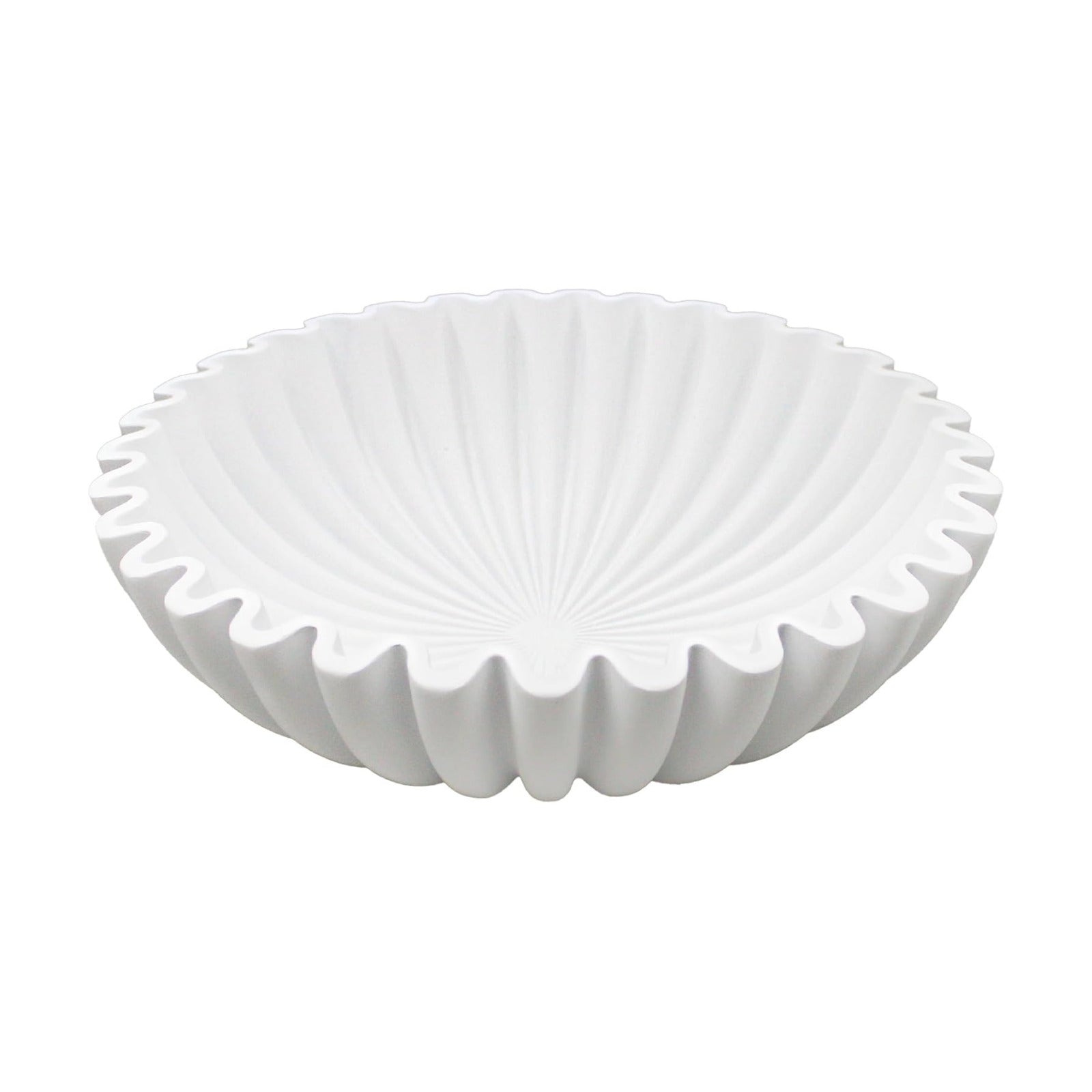 YMXYJM Large Decorative Bowl, Modern Handicraft Bowls for Home Decor, Decorative Fruit Bowl for Kitchen Counter, Ruffle
