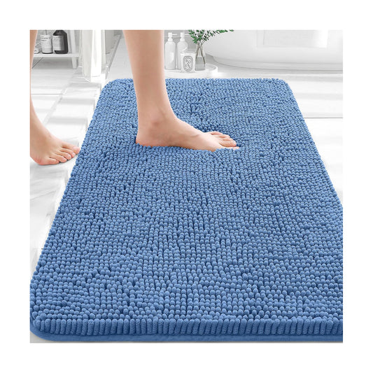 OLANLY Bathroom Rugs 36x24, Extra Soft Absorbent Chenille Bath Rugs