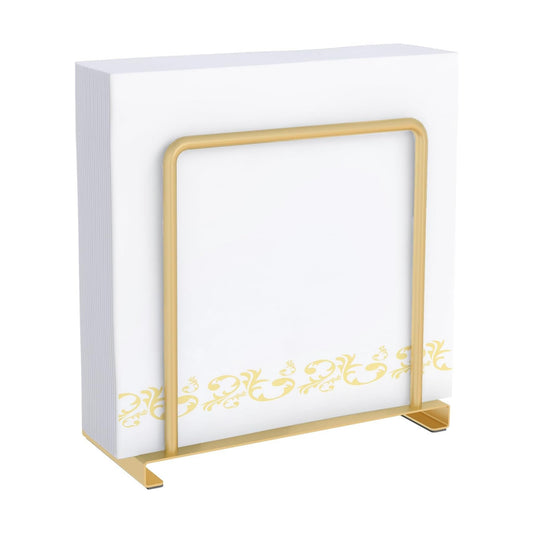 Metal Napkin Holder / Gold / Metal Base