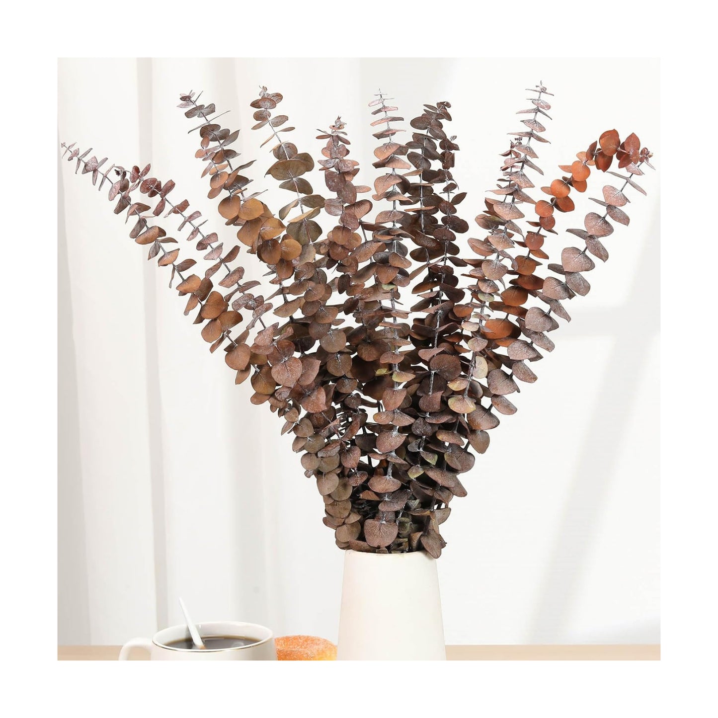 17'' Fresh Eucalyptus Leaves Branches Hanging for Shower / Natural / Set of 16