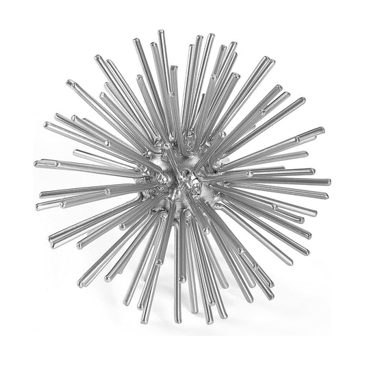 Metal Starburst Tabletop Sculpture Decor / Silver-starburst-4.2