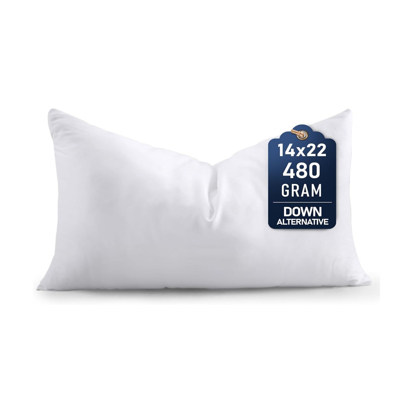 Utopia Bedding Throw Pillows, 14x22 Pillow Inserts, Pack of 1, White