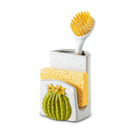 Cactus Shaped Dish Sponge Holder And Dish Brush Holder In 1 Sink Holder For Brush / 2 Inch