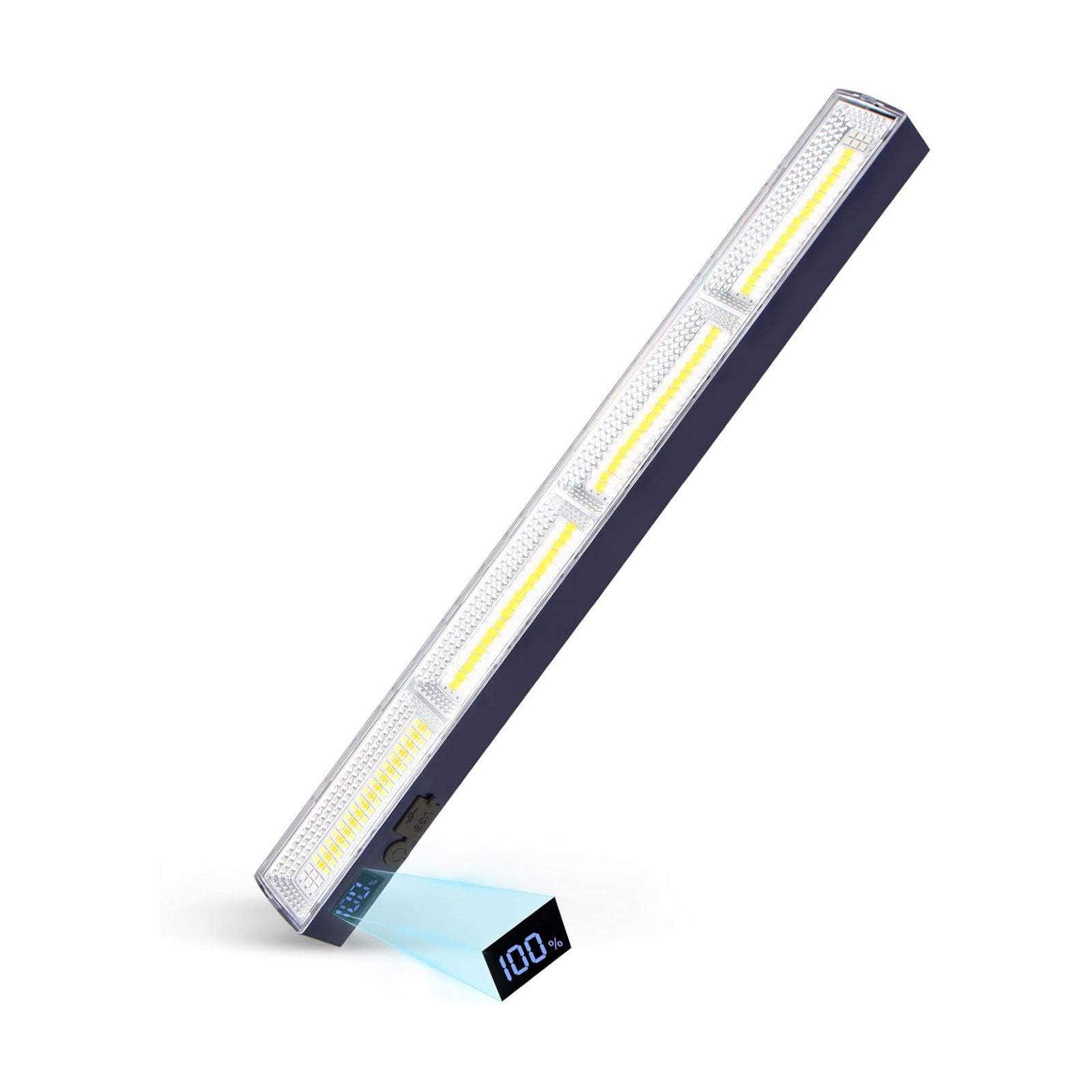 Magnetic Light BAR,15.75-inches Mechanic Light 7500mAh 8000 Lumens | Rechargeable Portable Lamp Built-in 216-LED