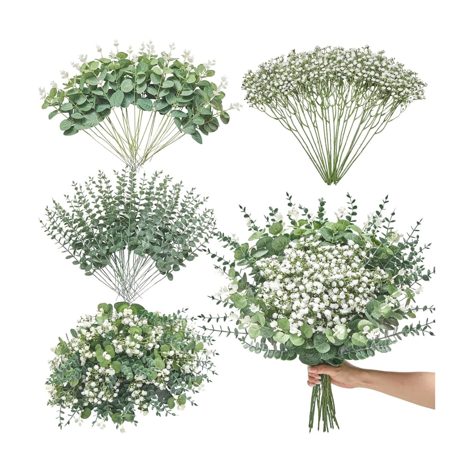 Babys Breath Artificial Flowers Bulk / Set of 100