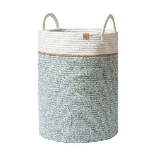 Woven Basket Rope Storage Baskets / Ivy Green / XL