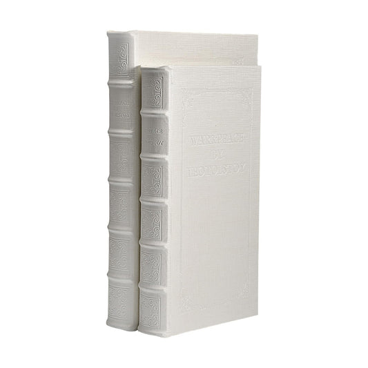 Decorative Books / Decorative Book Box / YD-C104 L+S / White