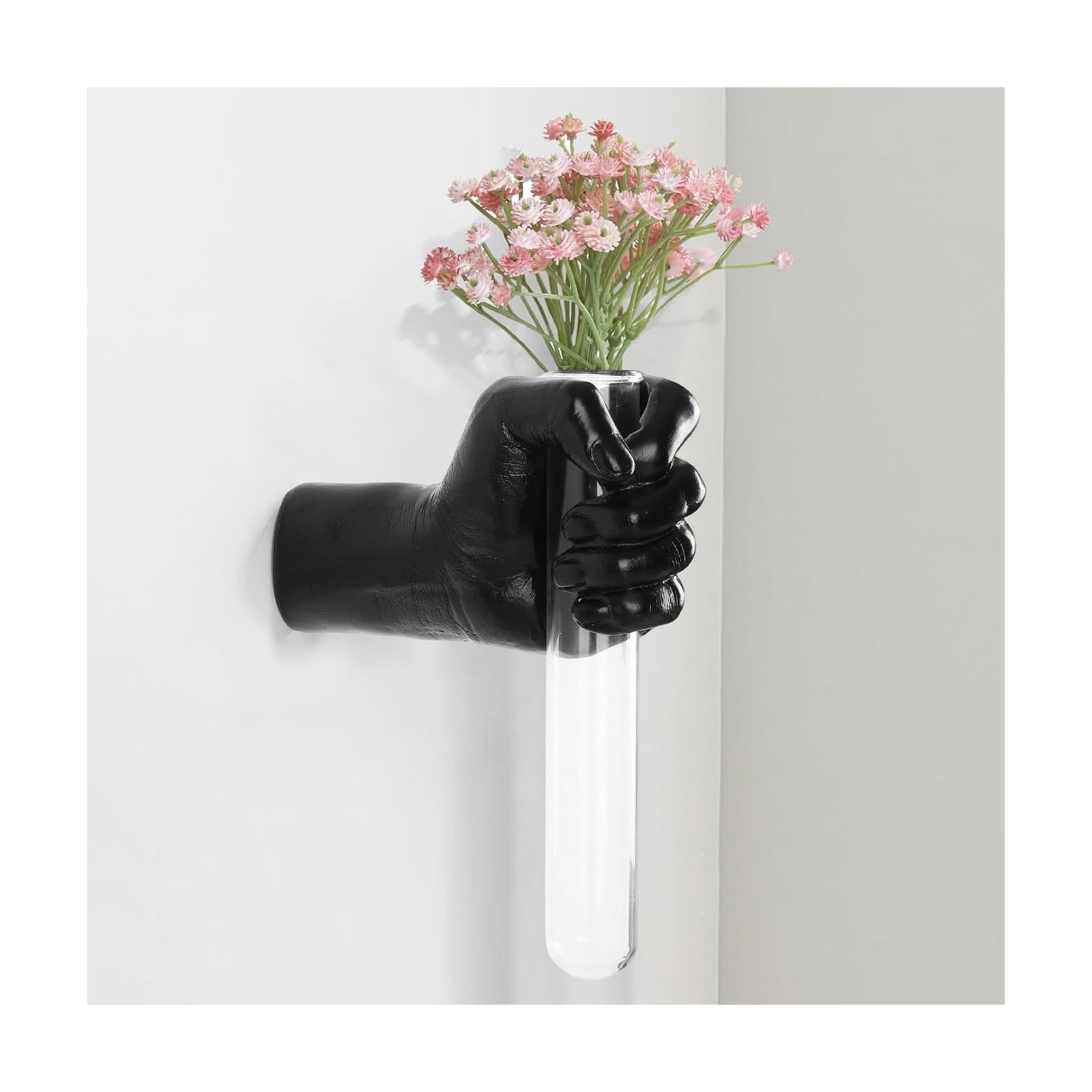 Funky Flower Vase / Black